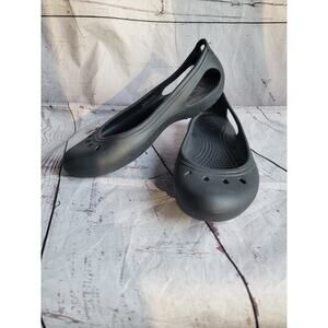 Crocs Shoes Women’s Size 8 Black Flats Kadee Ballet Flats Casual Water Resistant